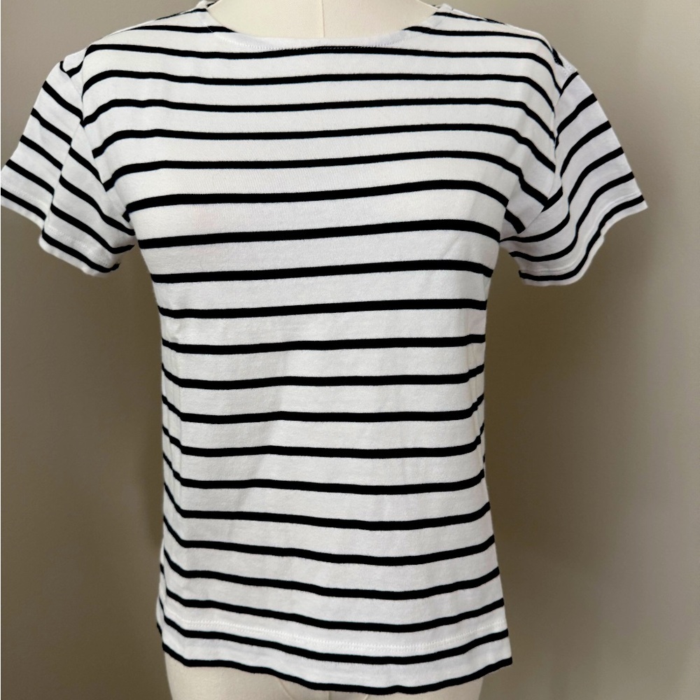 Vineyard Vines Striped Long Sleeve Top Classic Nautical Tee Shirt